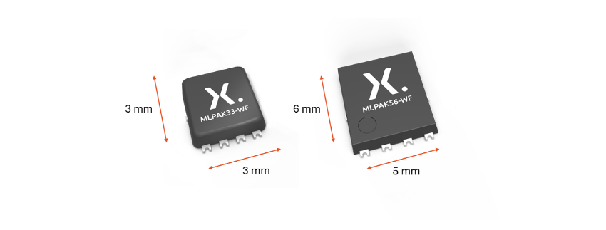 Footprint outline of 3x3 and 5x6 MLPAK Footprint outline of 3x3 and 5x6 MLPAK