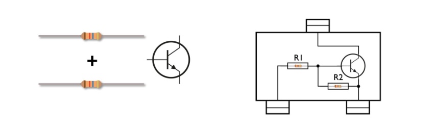 Resistor equipped transistor is also known as digital transistor or pre-bias transistor